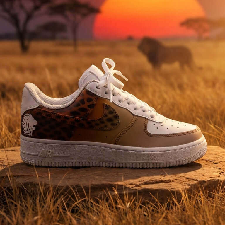 Nike Air Force 1 Afrika Edition Unikat handgemalt Gr. 37,5
